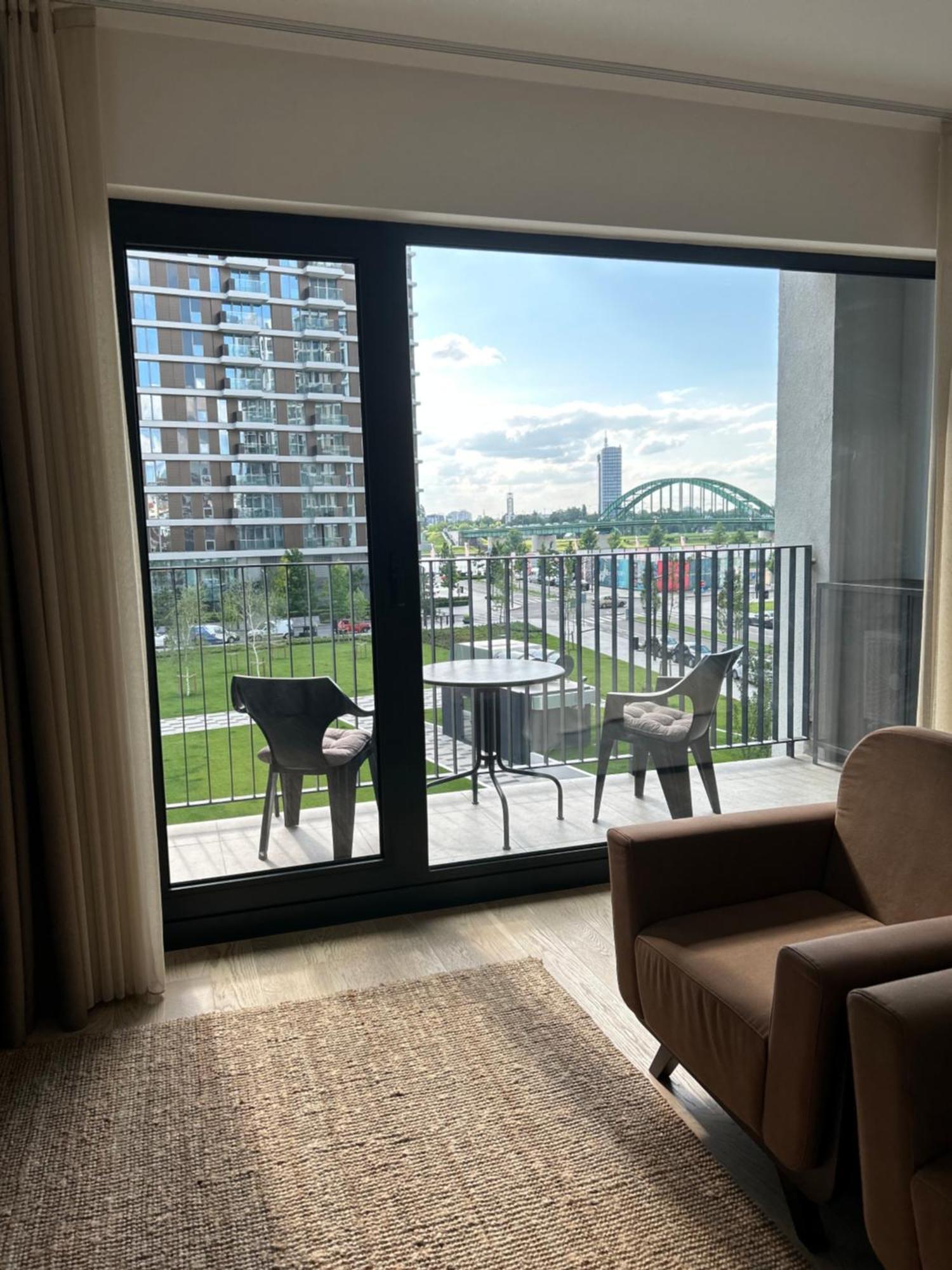 Luxury Waterfront View - BW Apartment River View Belgrad Zewnętrze zdjęcie